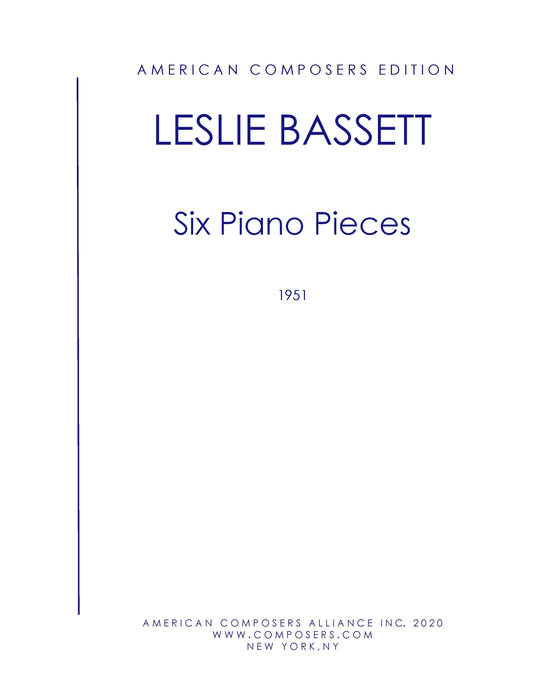 SIX PIANO PIECES