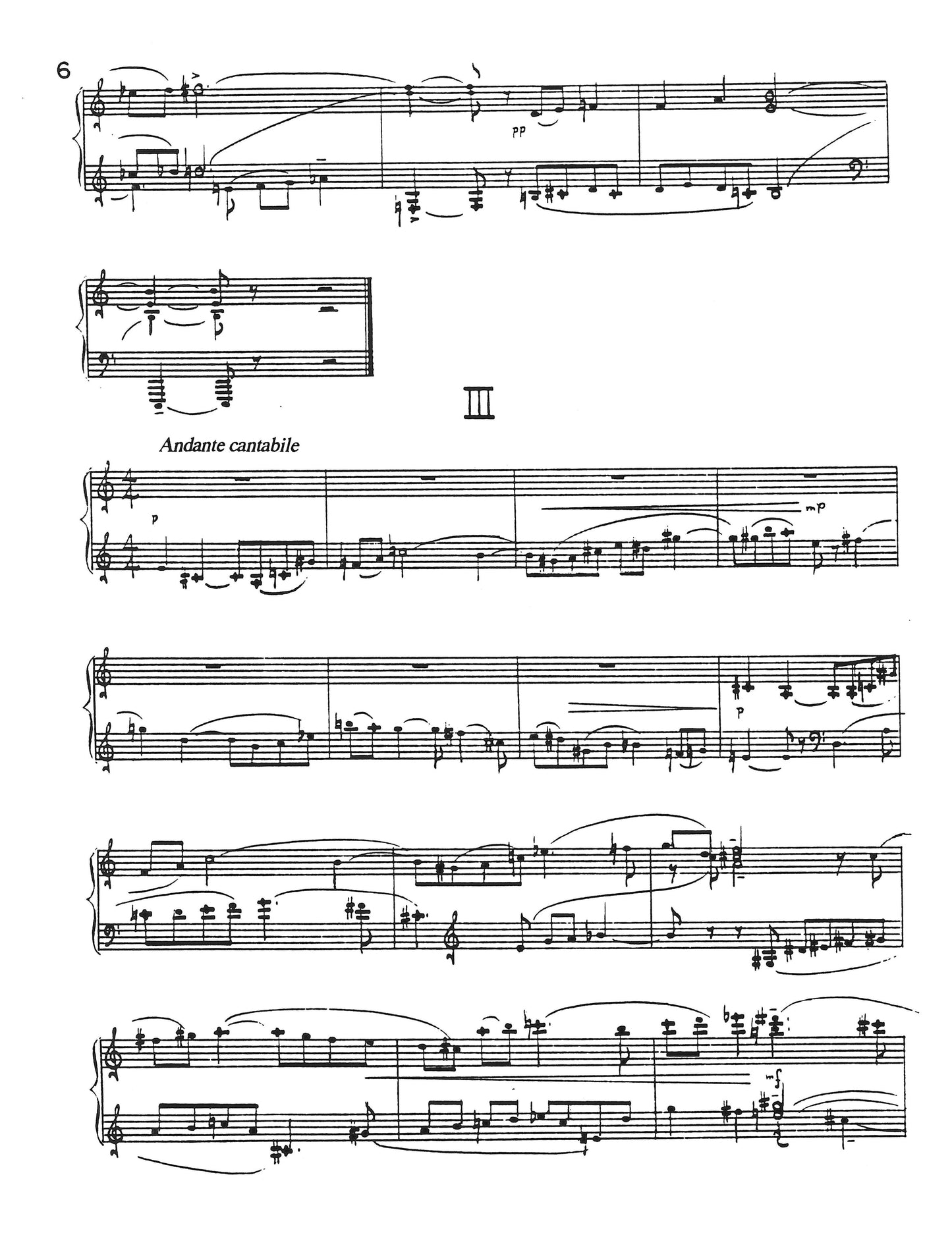 SIX PIANO PIECES