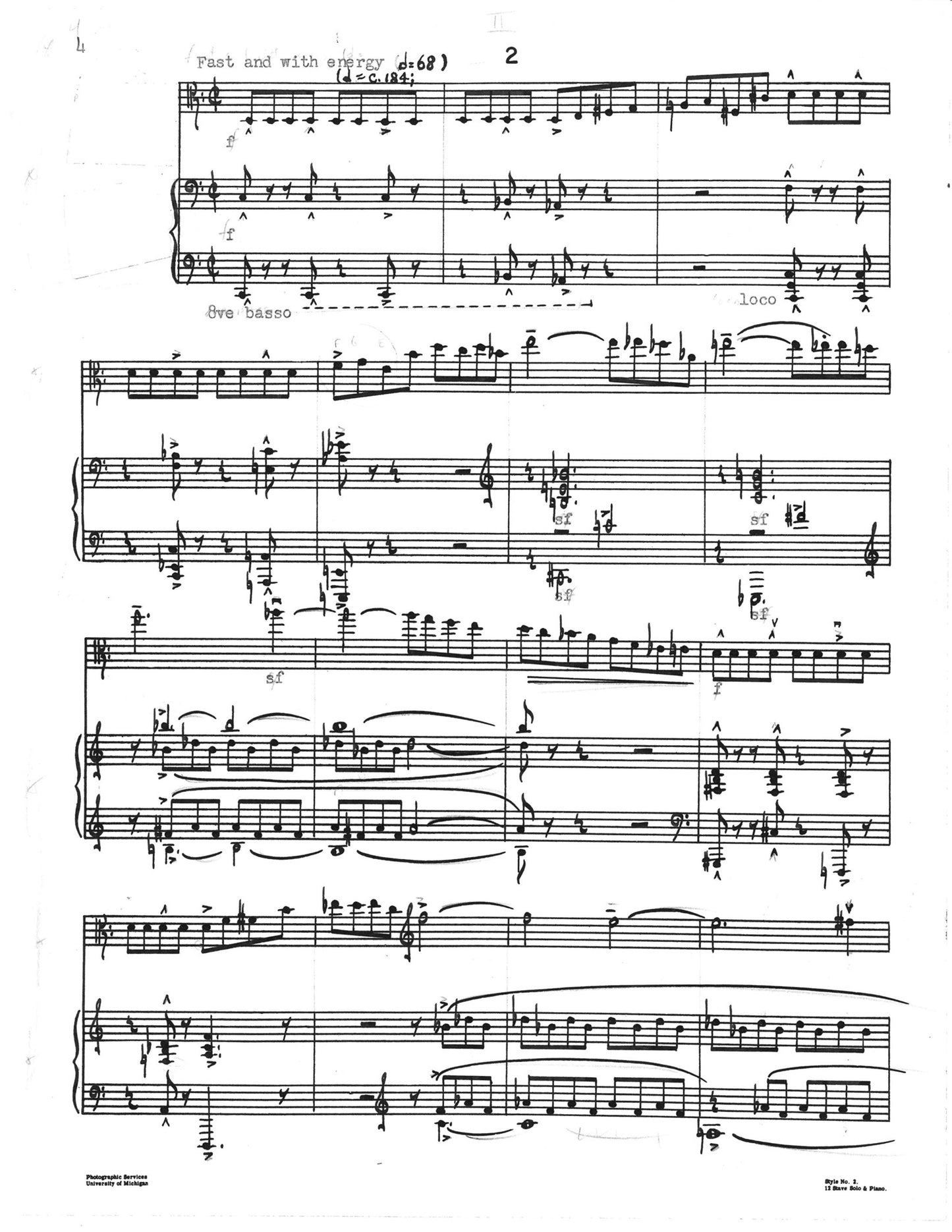 SONATA FOR VIOLA & PIANO