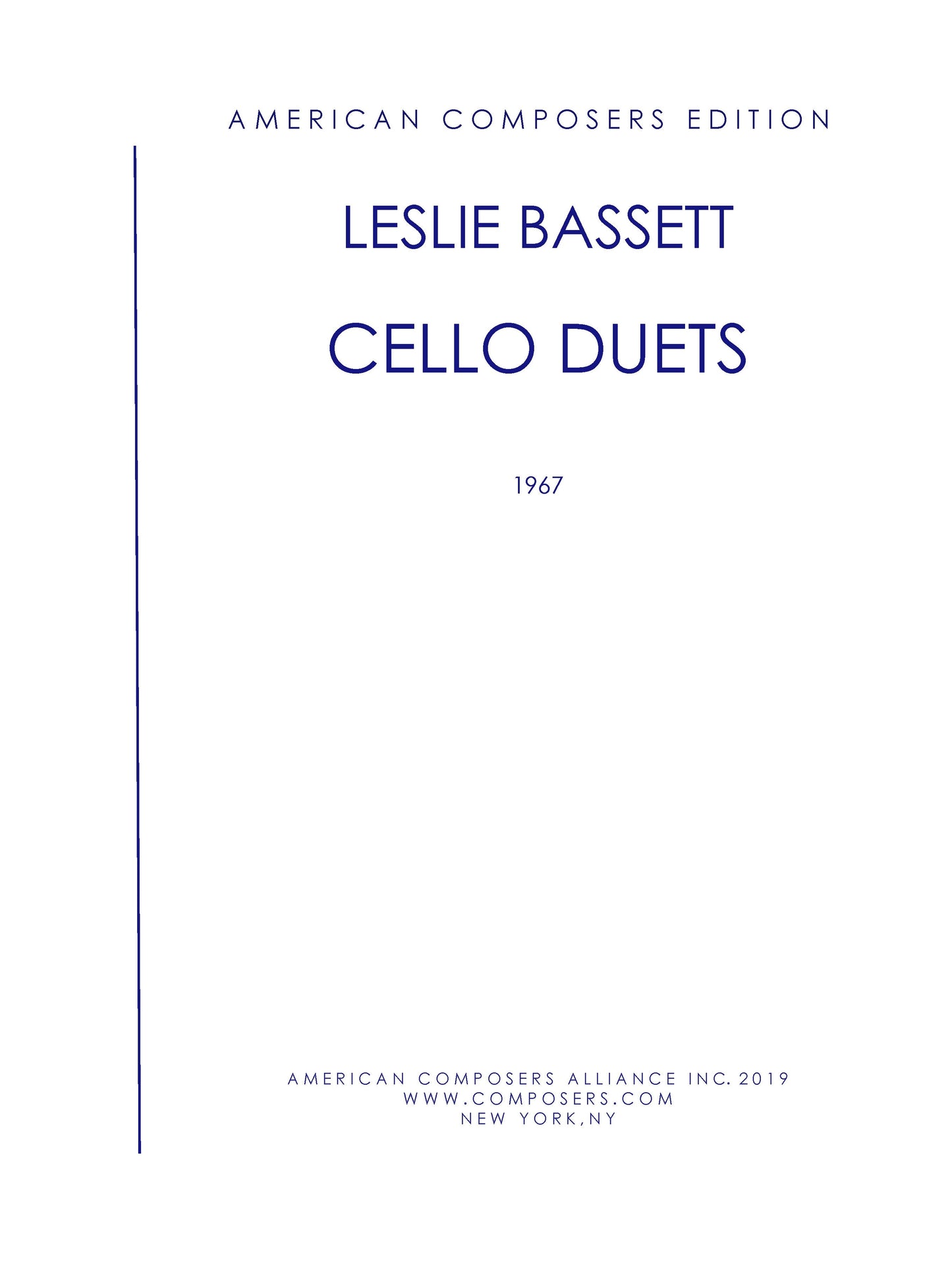 CELLO DUETS