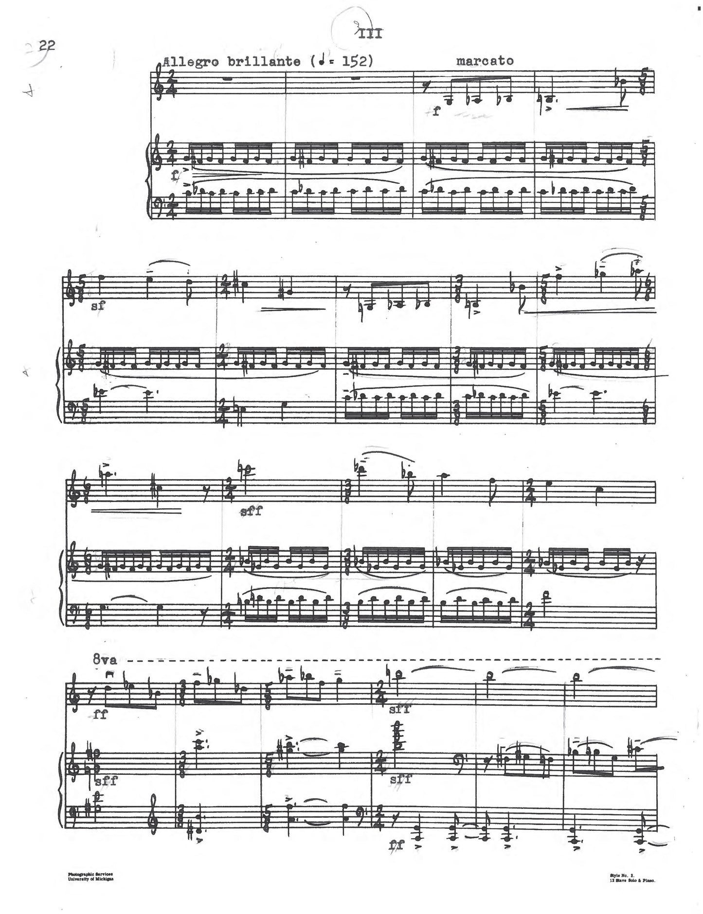 SONATA FOR VIOLIN & PIANO