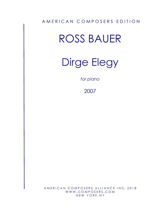 DIRGE ELEGY