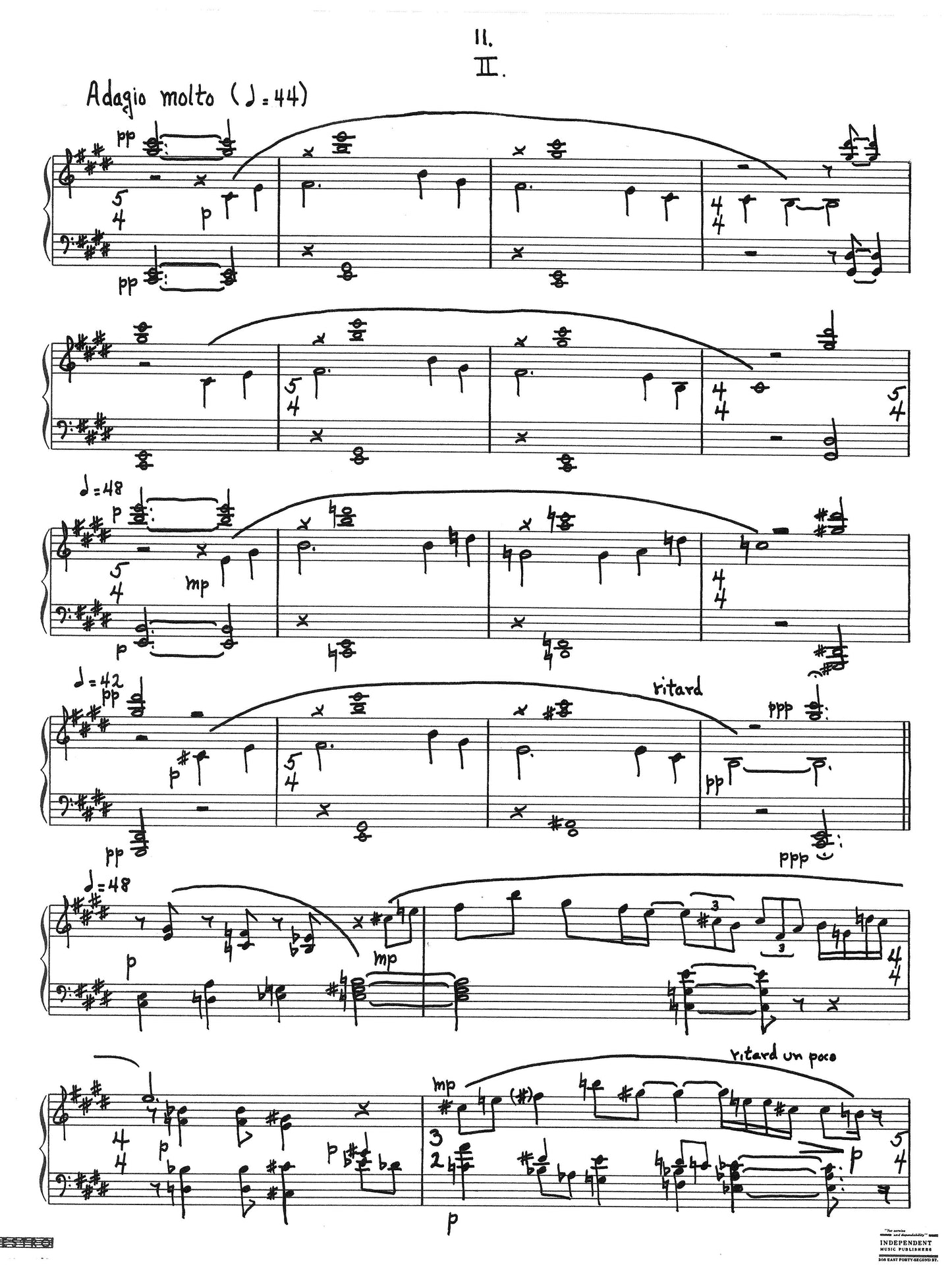 PIANO SONATA, 1st; Op 6