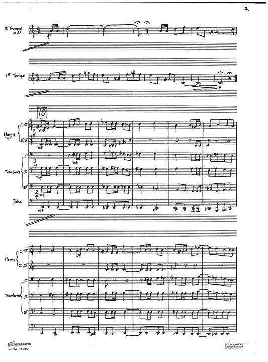 Fanfare , Opus 14 (1952)