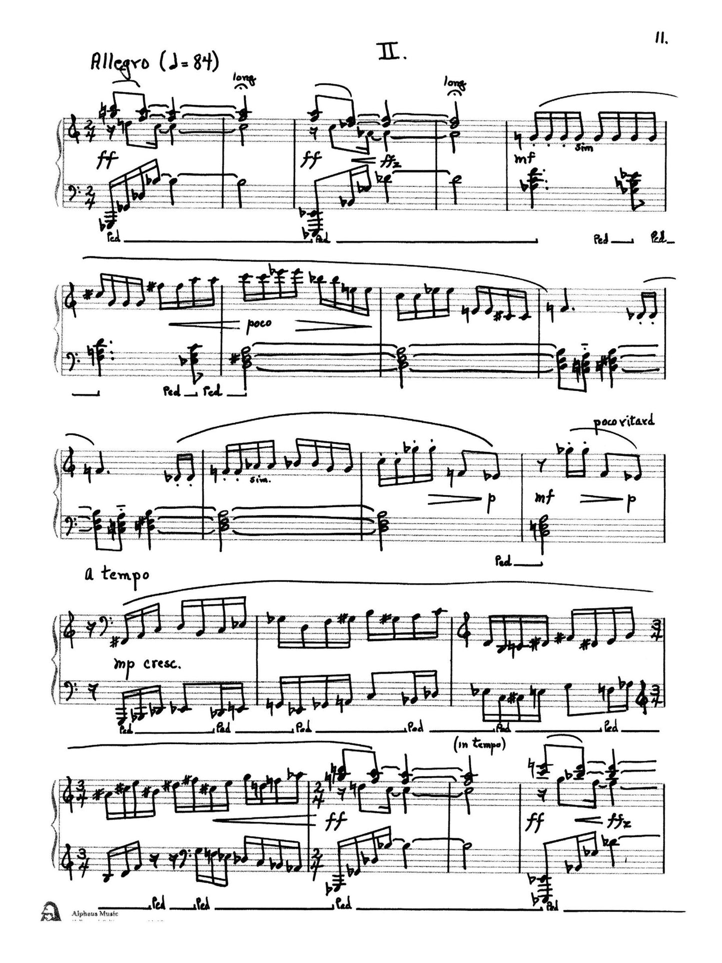 PIANO SONATA, 9th; Op.45