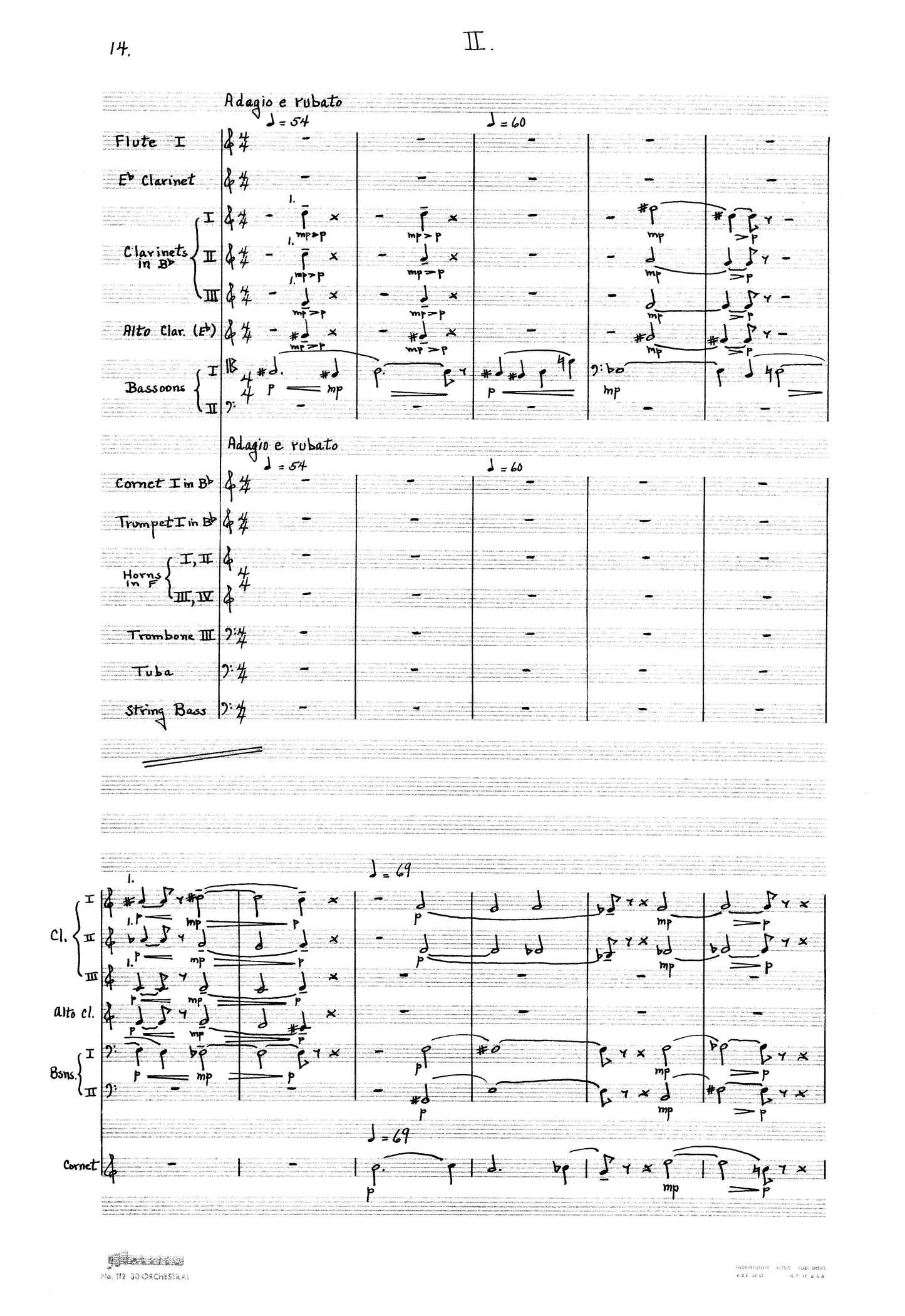 SINFONIETTA, for Band,Op 37