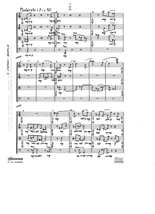 STRING QUARTET NO 2, Op. 30