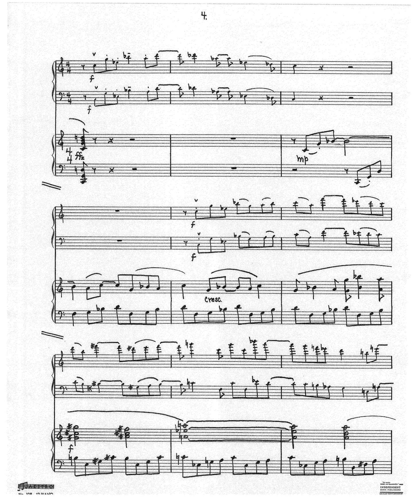 TRIO FOR VIOLIN, CELLO, & PIANO(op 5)