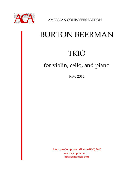 TRIO for violin, cello, piano