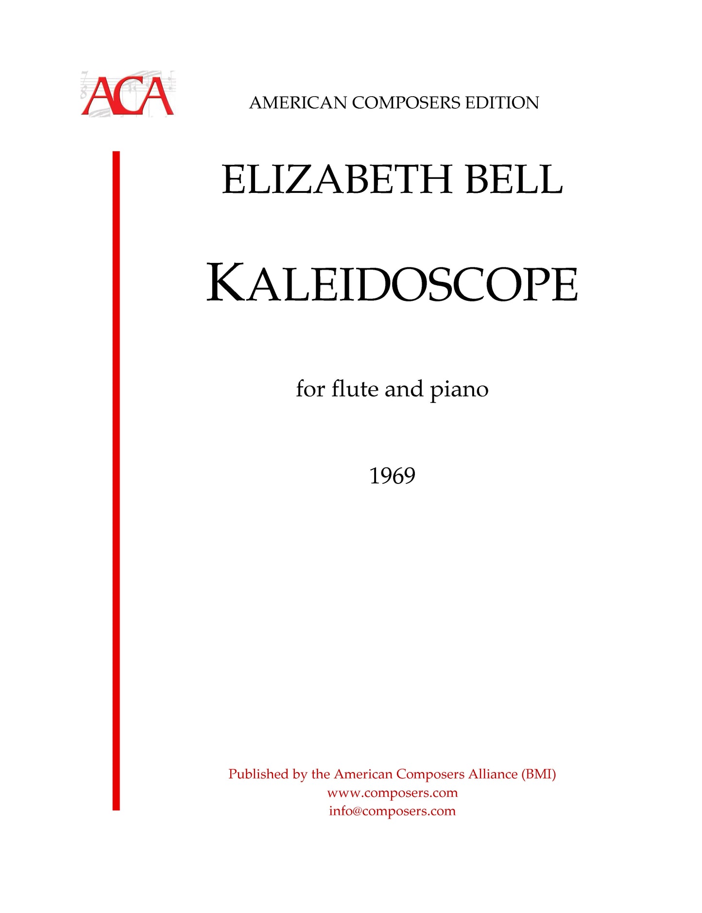 KALEIDOSCOPE - Suite for flute and piano