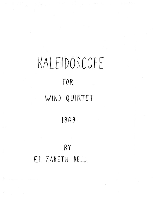 KALEIDOSCOPE - ww quintet