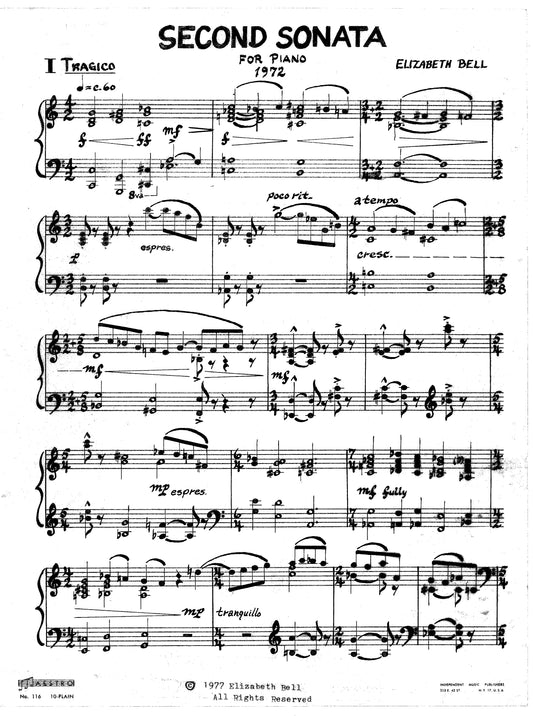 SECOND SONATA