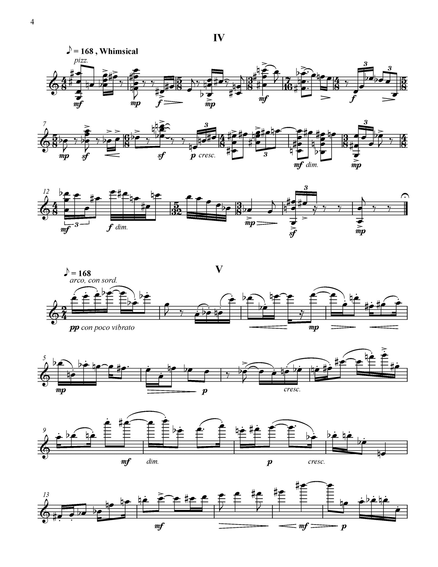 SOLILOQUY for SOLO VIOLIN