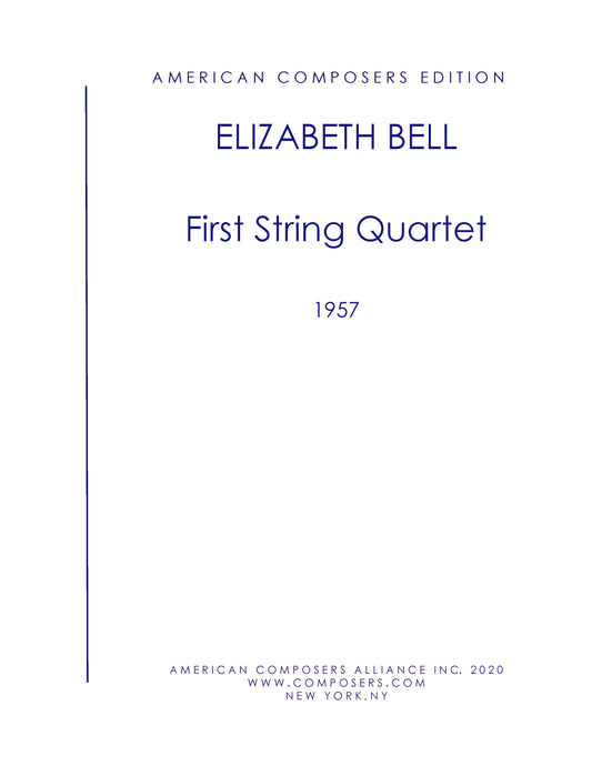 STRING QUARTET #1