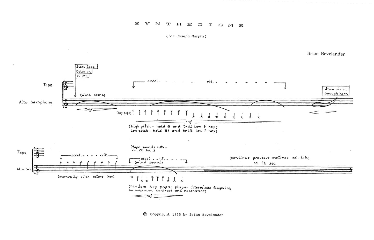 SYNTHECISMS NO. 3