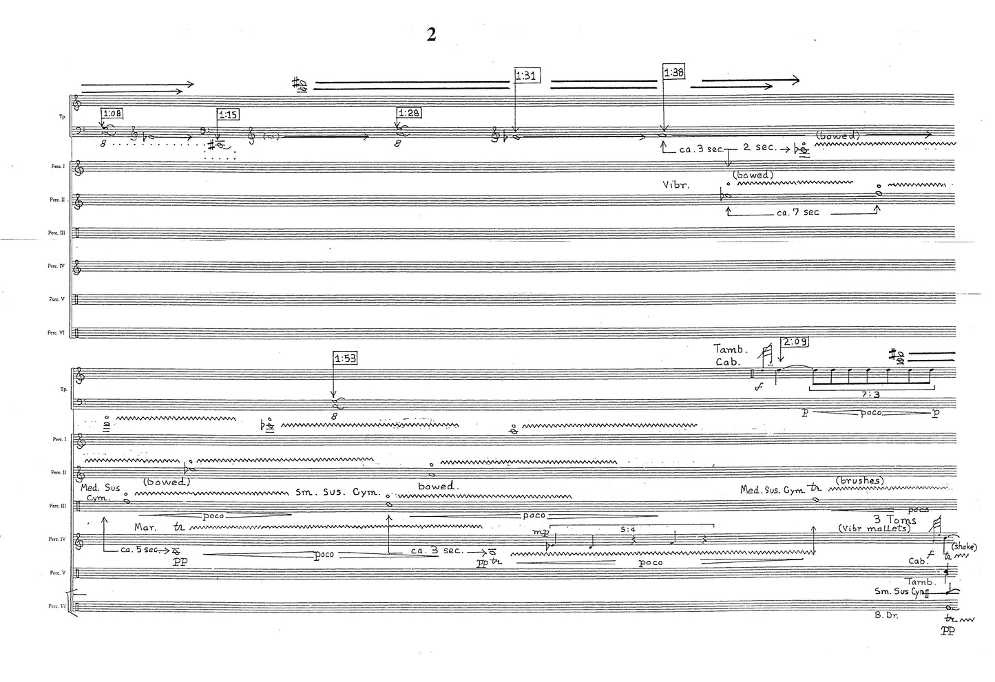 SYNTHECISMS NO. 6 (Nocturne for Percussion Ensemble and Tape)