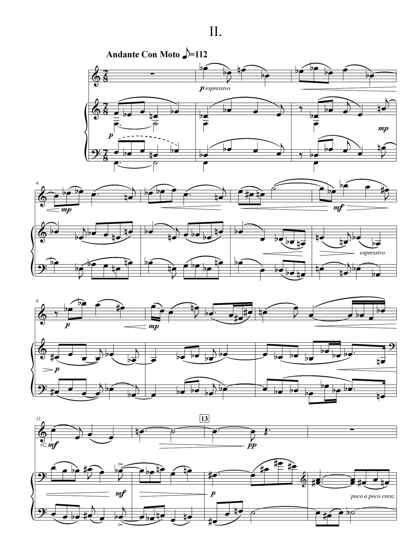 SONATINA FOR CLARINET & PIANO