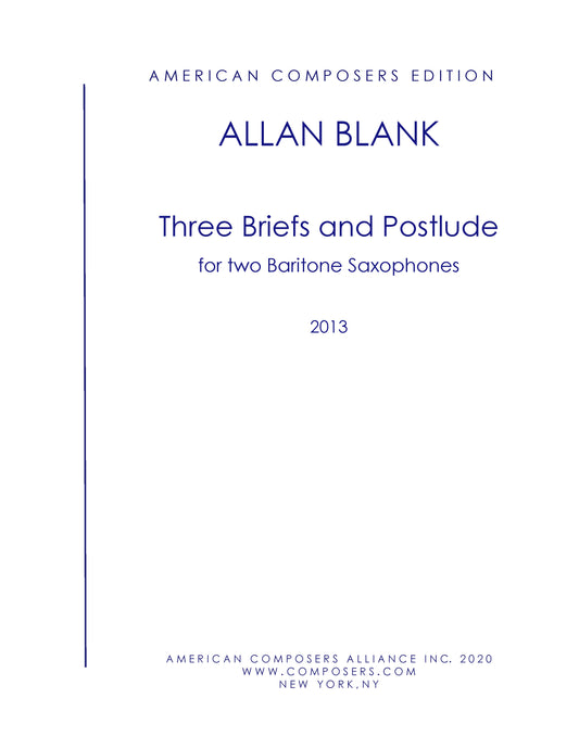 Three Briefs and Postlude