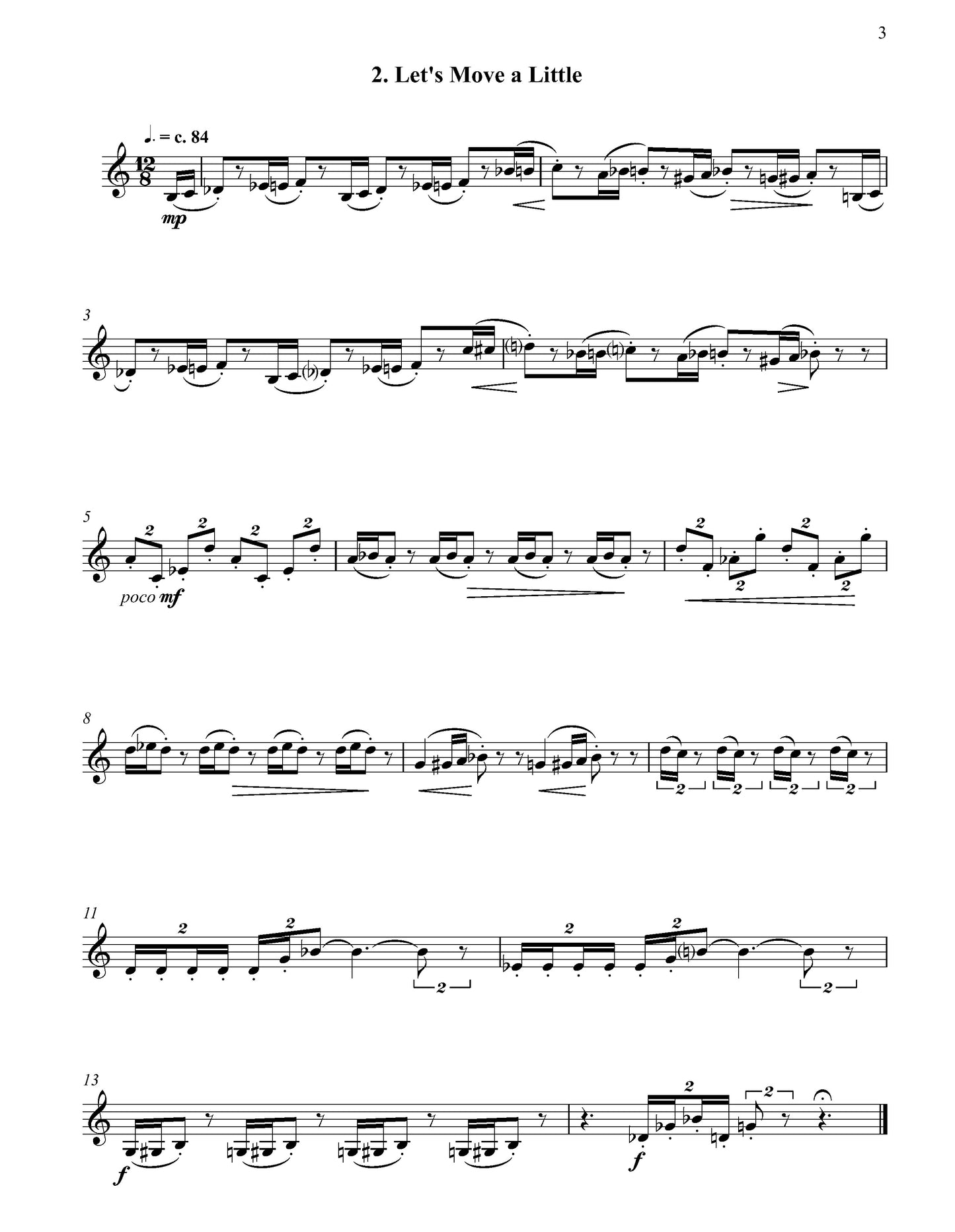 THIRTEEN MINIATURES FOR SOLO TRUMPET