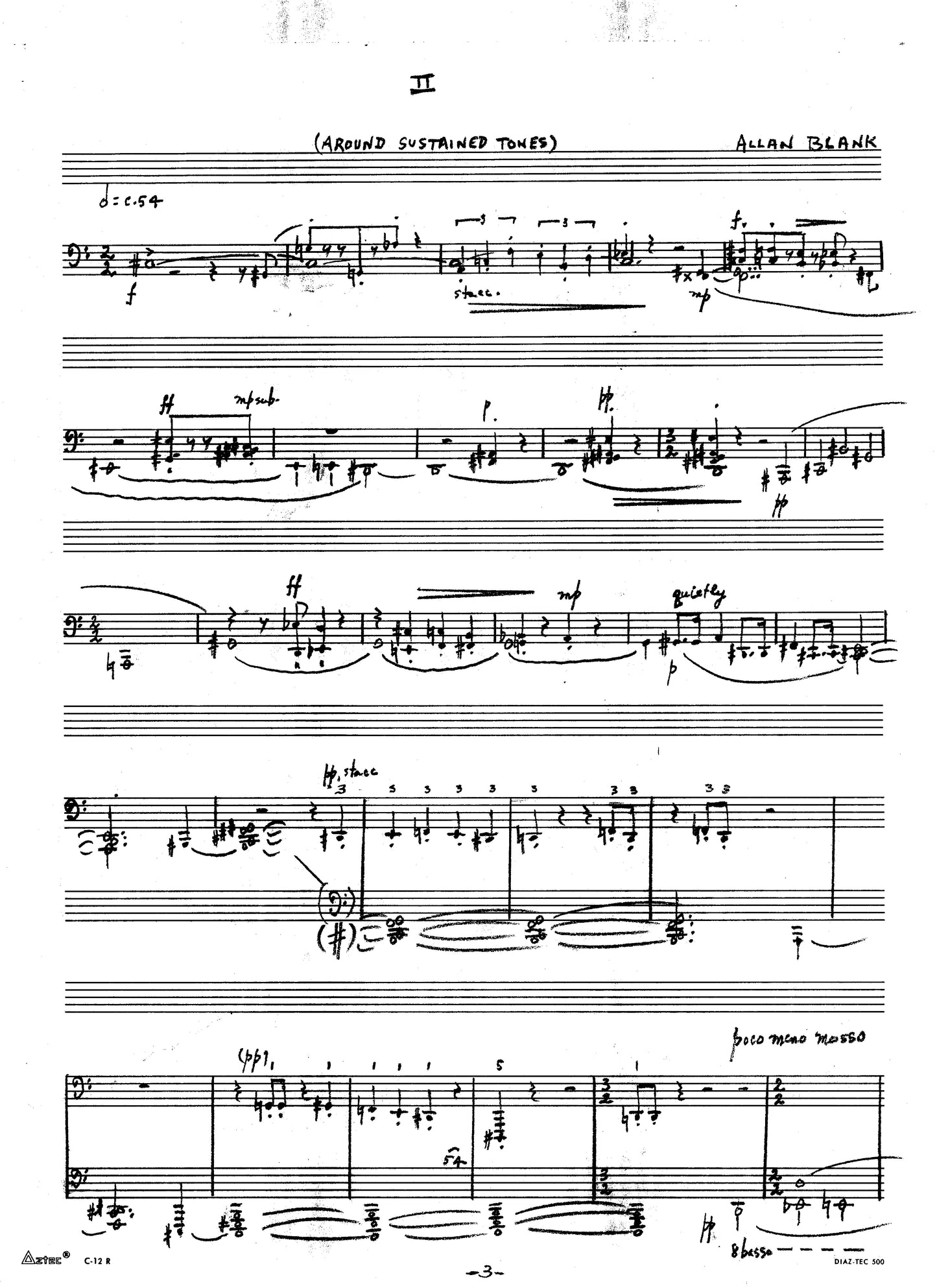 SIX STUDIES FOR PIANO-SET 1