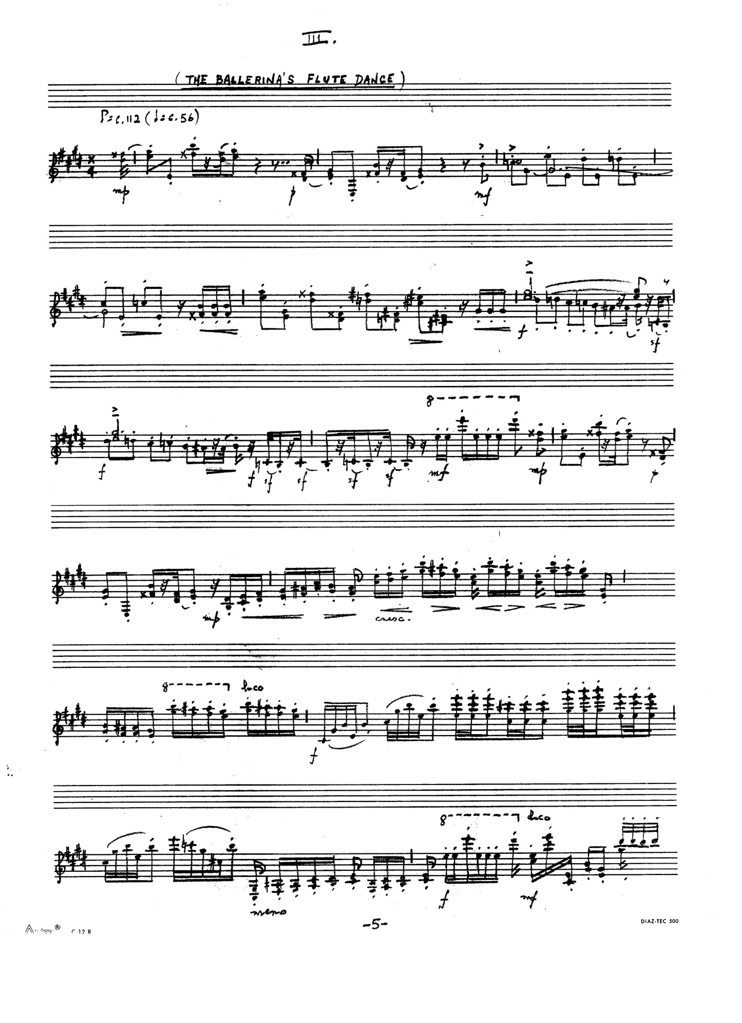 SIX STUDIES FOR PIANO-SET 2