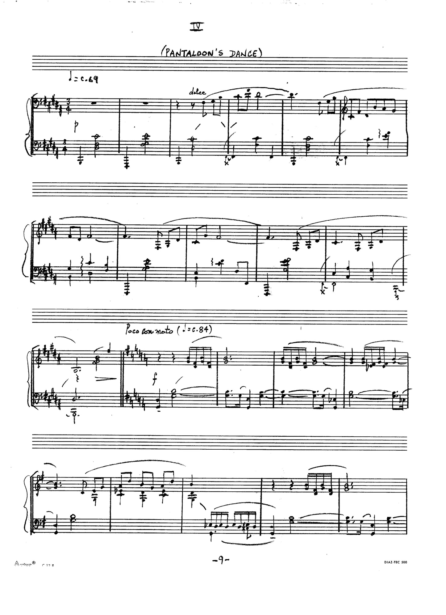 SIX STUDIES FOR PIANO-SET 2