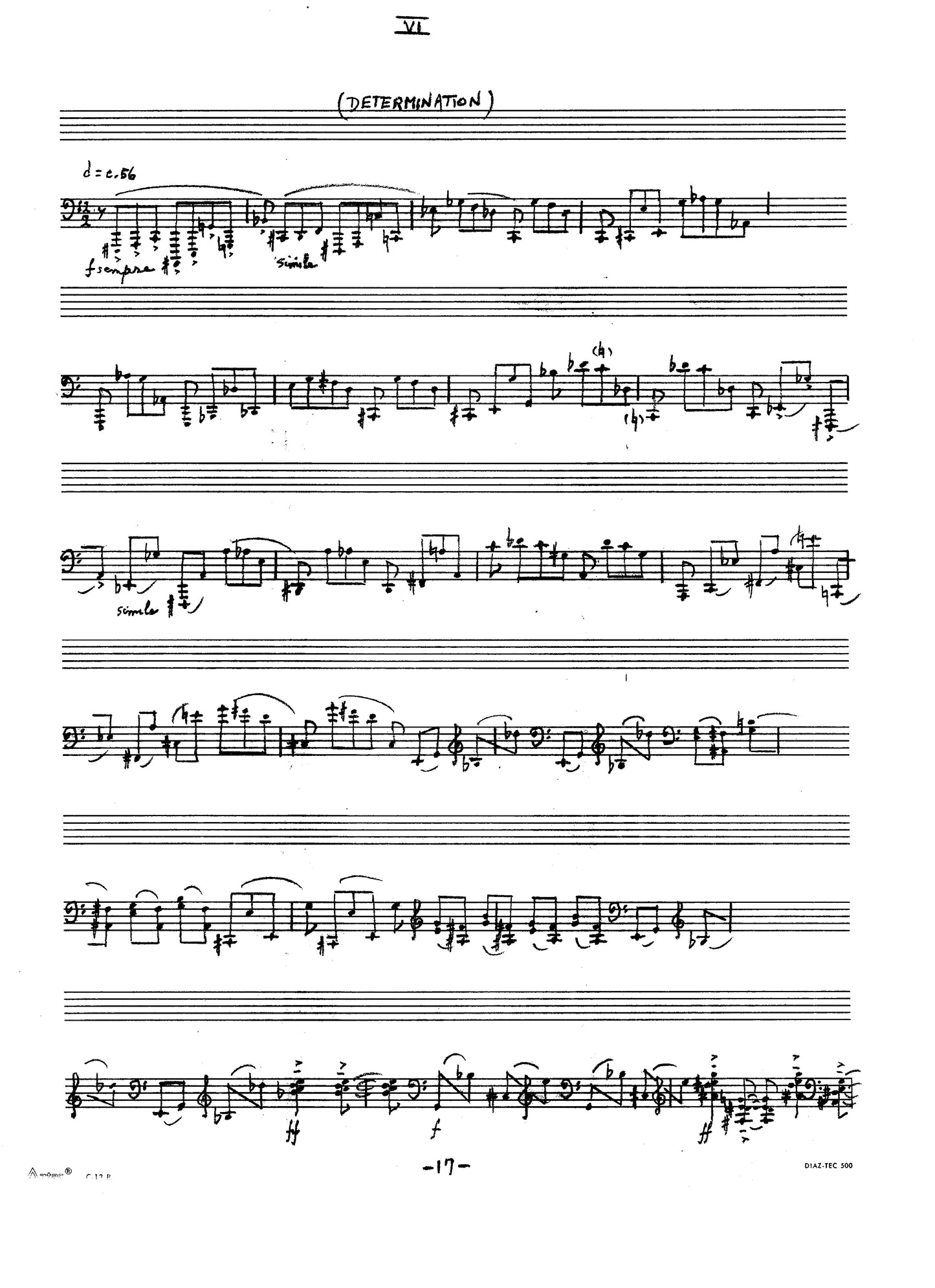 SIX STUDIES FOR PIANO-SET 2