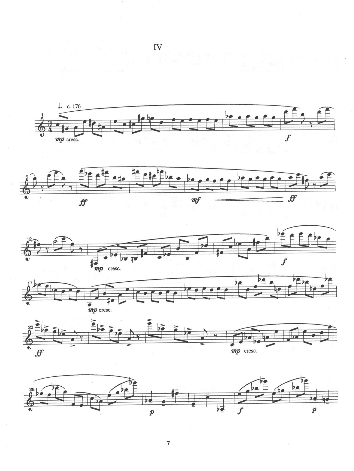 FIVE PIECES FOR CLARINET IN A