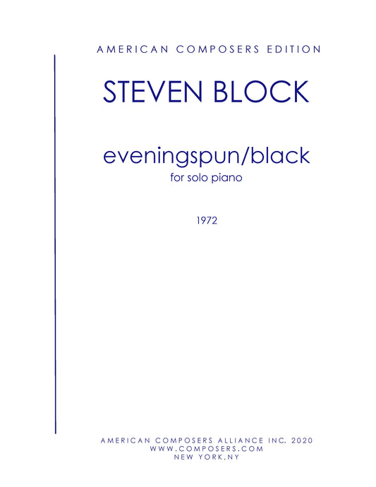 eveningspun/black