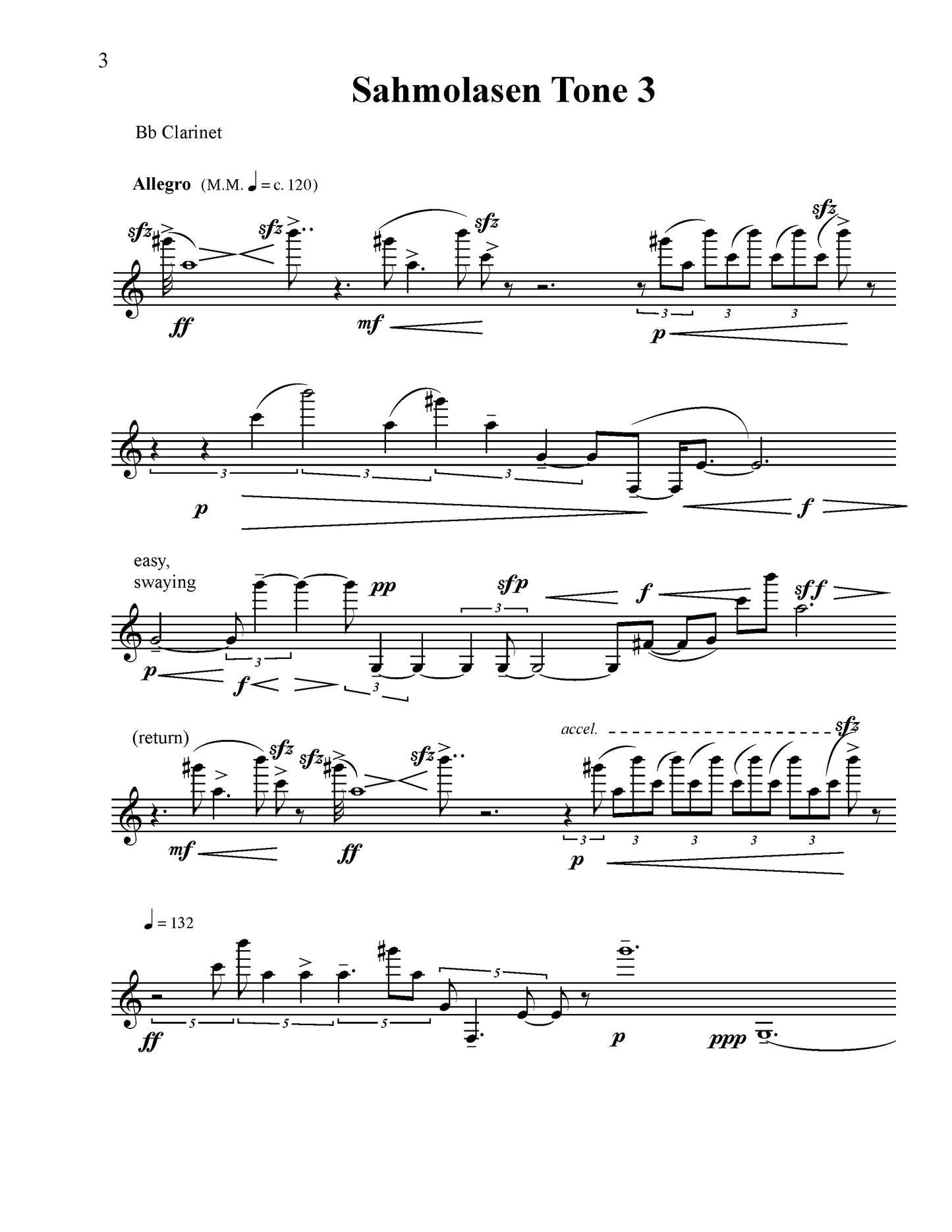 Five Plainchants for Clarinet