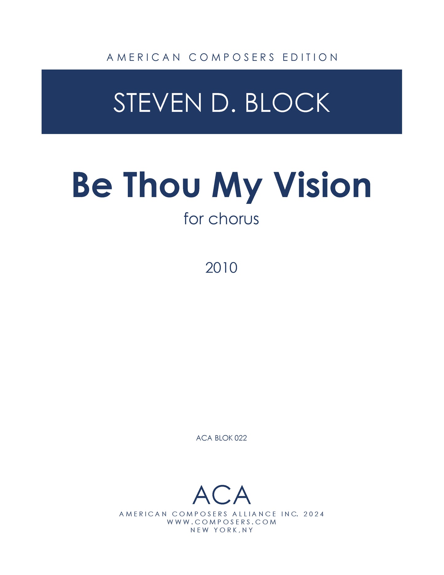 Be Thou My Vision