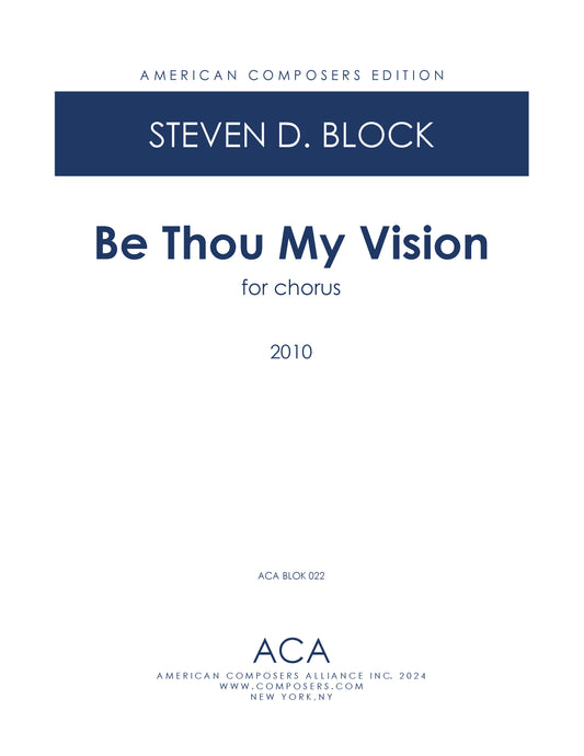 Be Thou My Vision