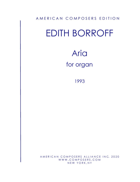 ARIA FOR ORGAN