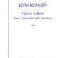 VOICES IN EXILE: THREE CANONS FOR FLUTE AND VIOLA