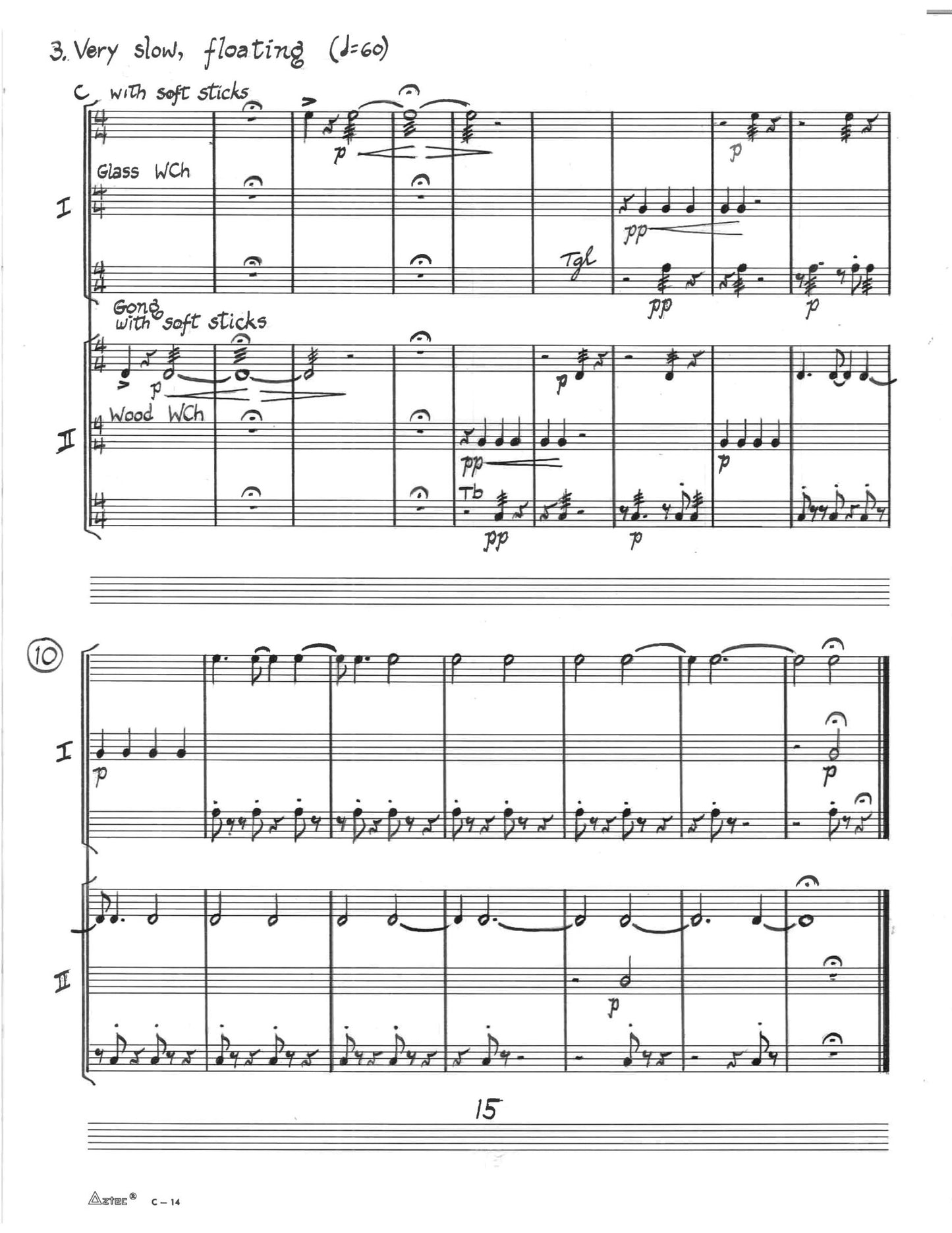 SUITE FOR PERCUSSION: EIGHT CANONS FOR SIX PLAYERS