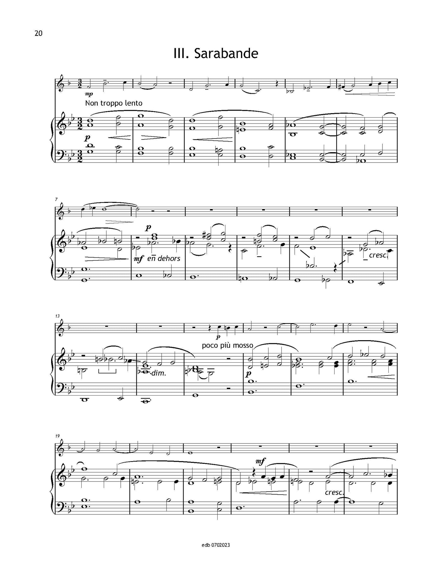 SONATA FOR HORN AND PIANO