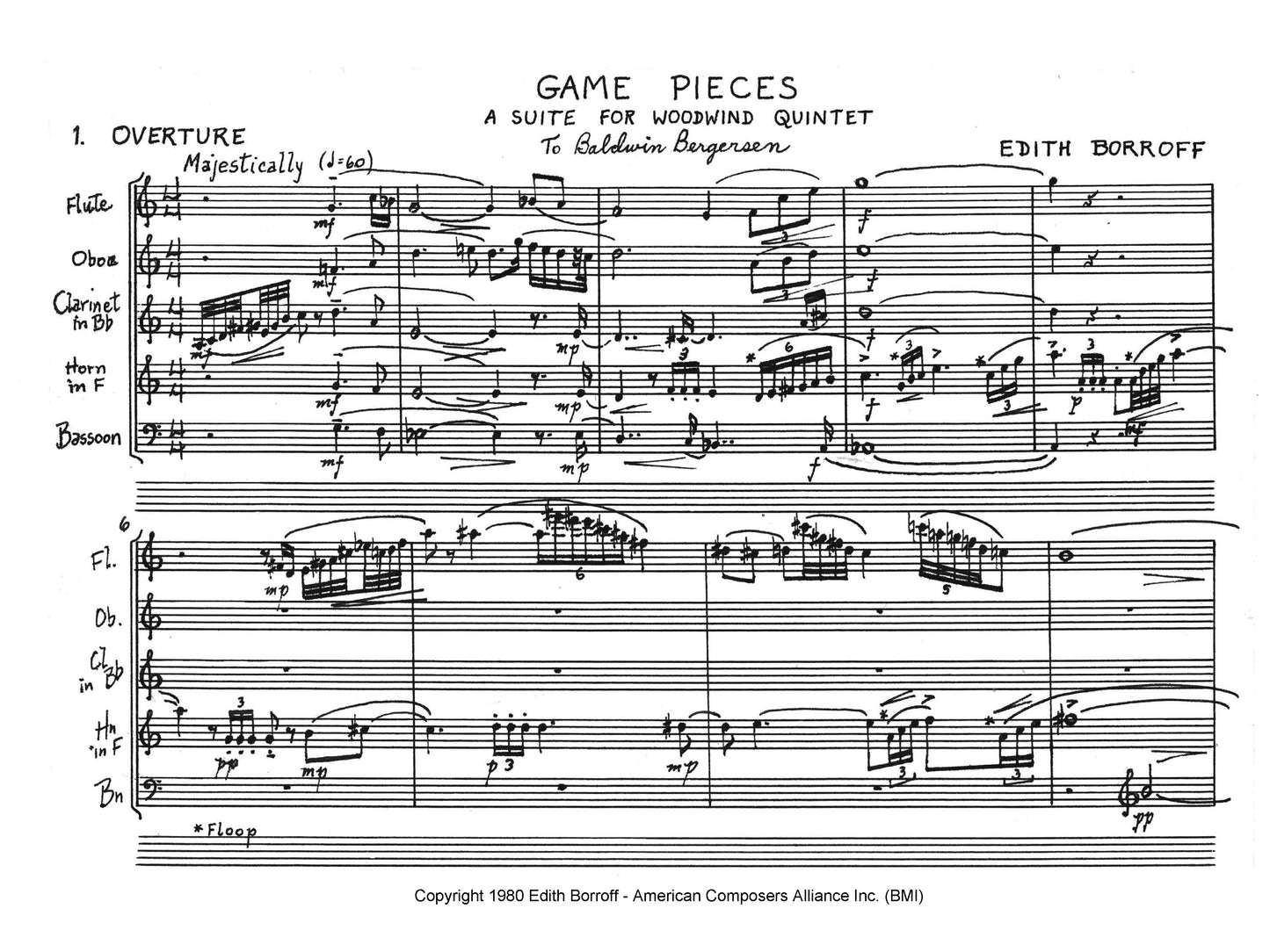 GAME PIECES: A Suite for Woodwind Quintet