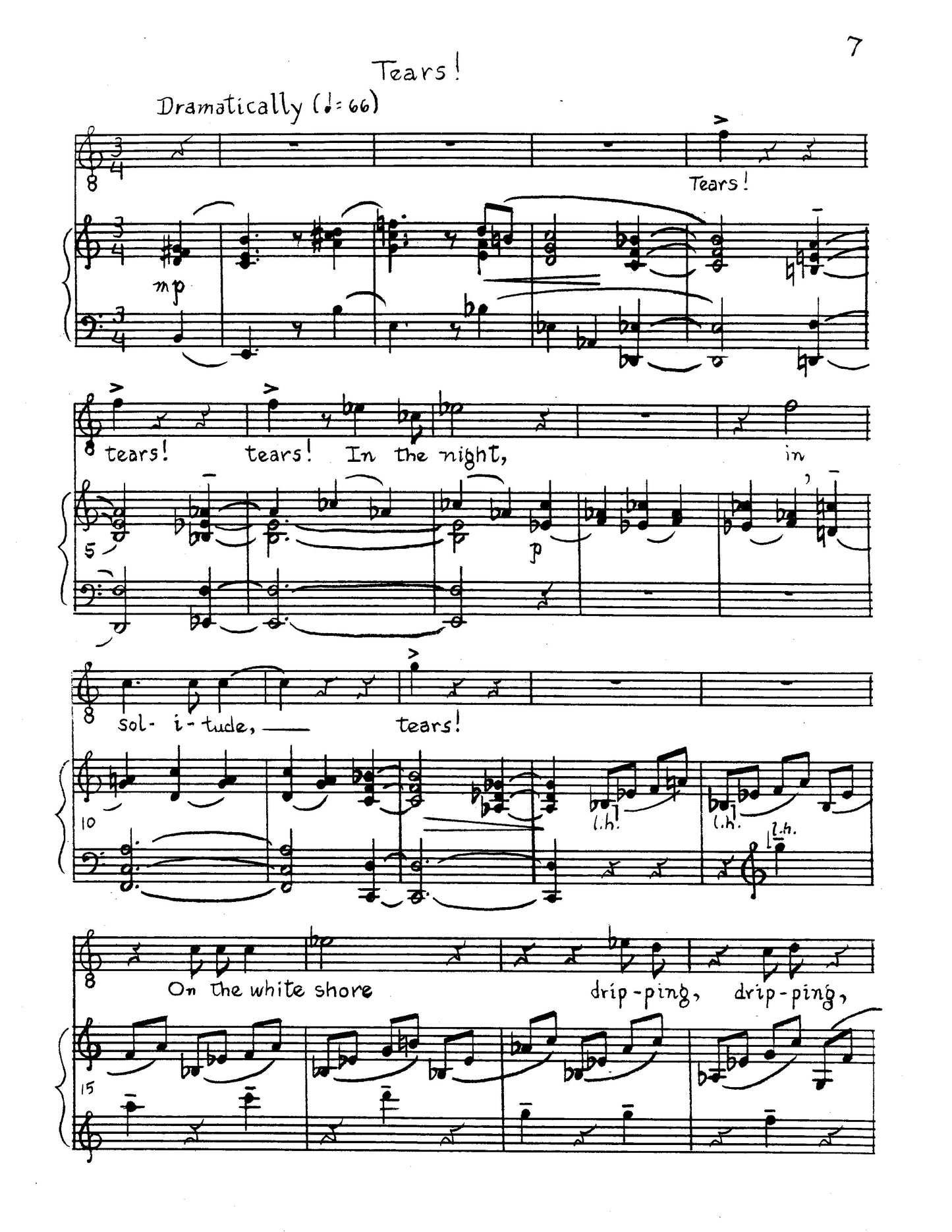 Five Whitman Songs