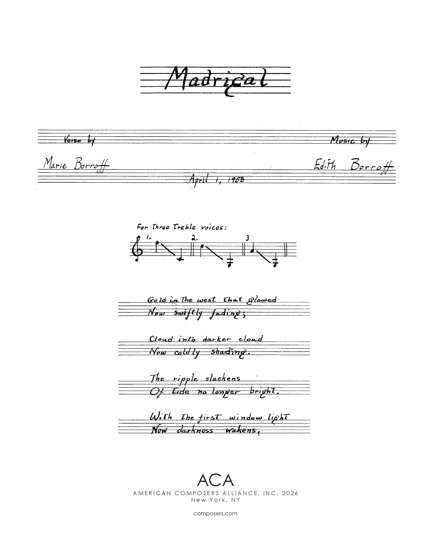 Madrigal