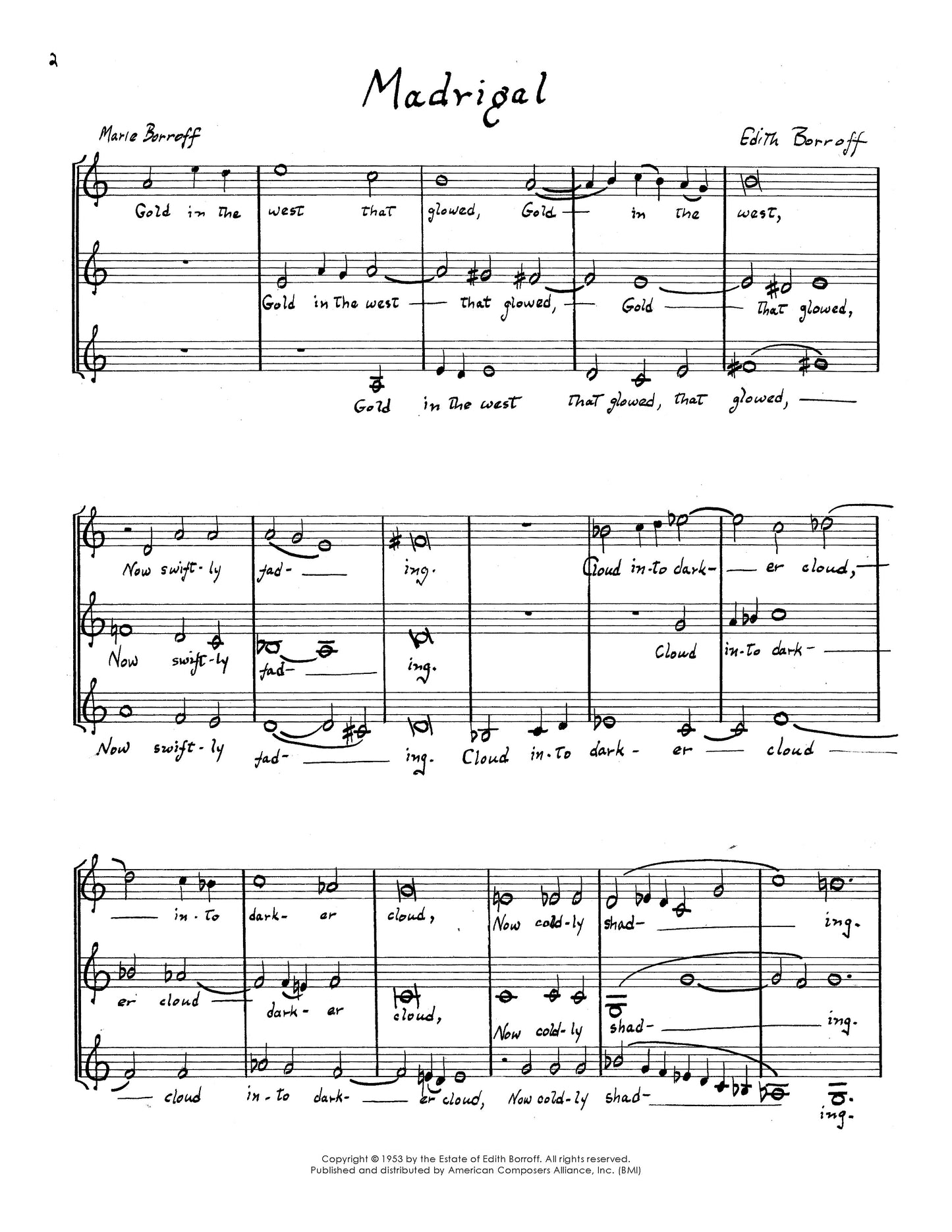 Madrigal