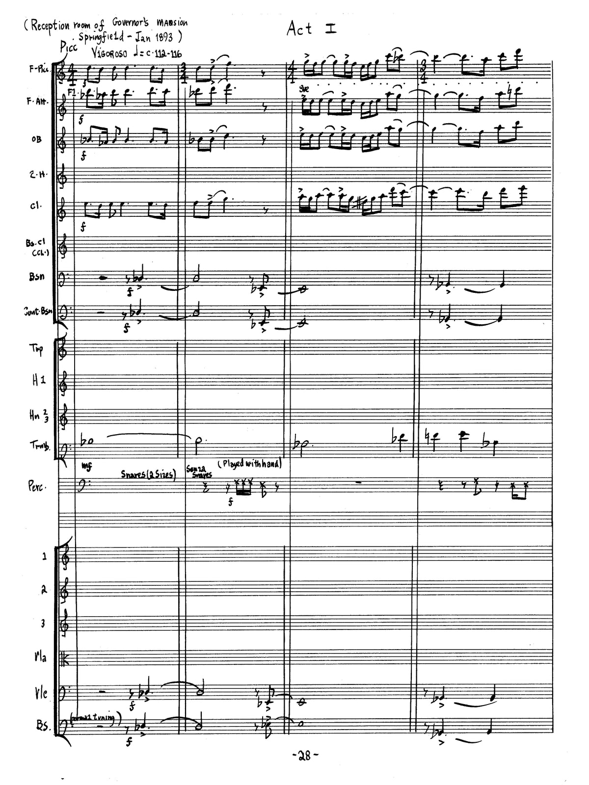 ALTGELD: An Opera in a Prologue and Three Acts