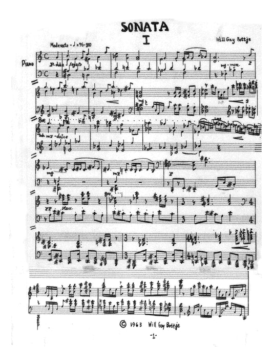 Sonata No. 1 for Piano