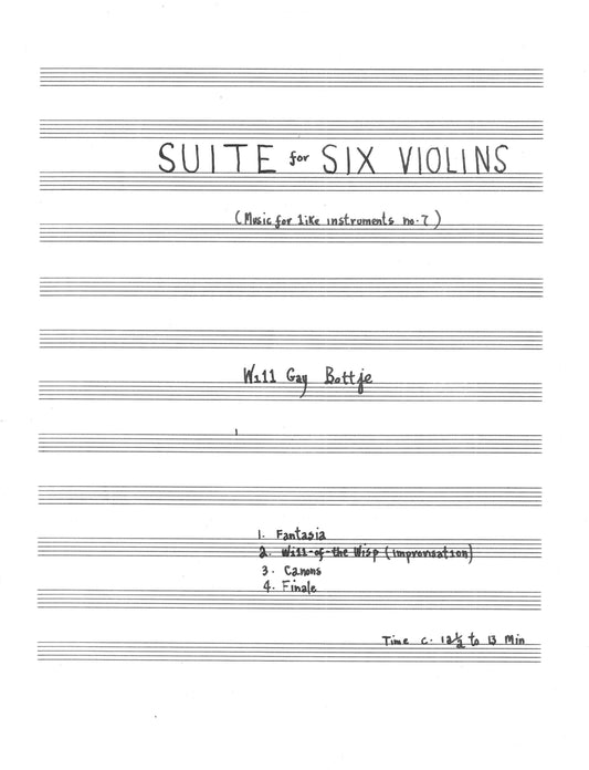 Suite for Six Violins