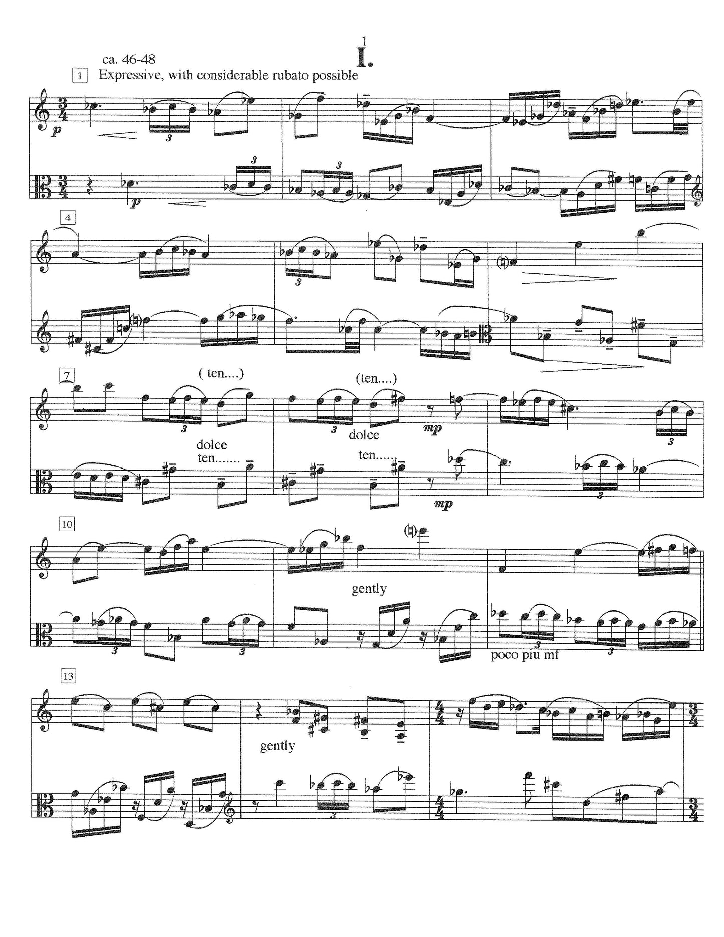 Sonata for Violin and Viola