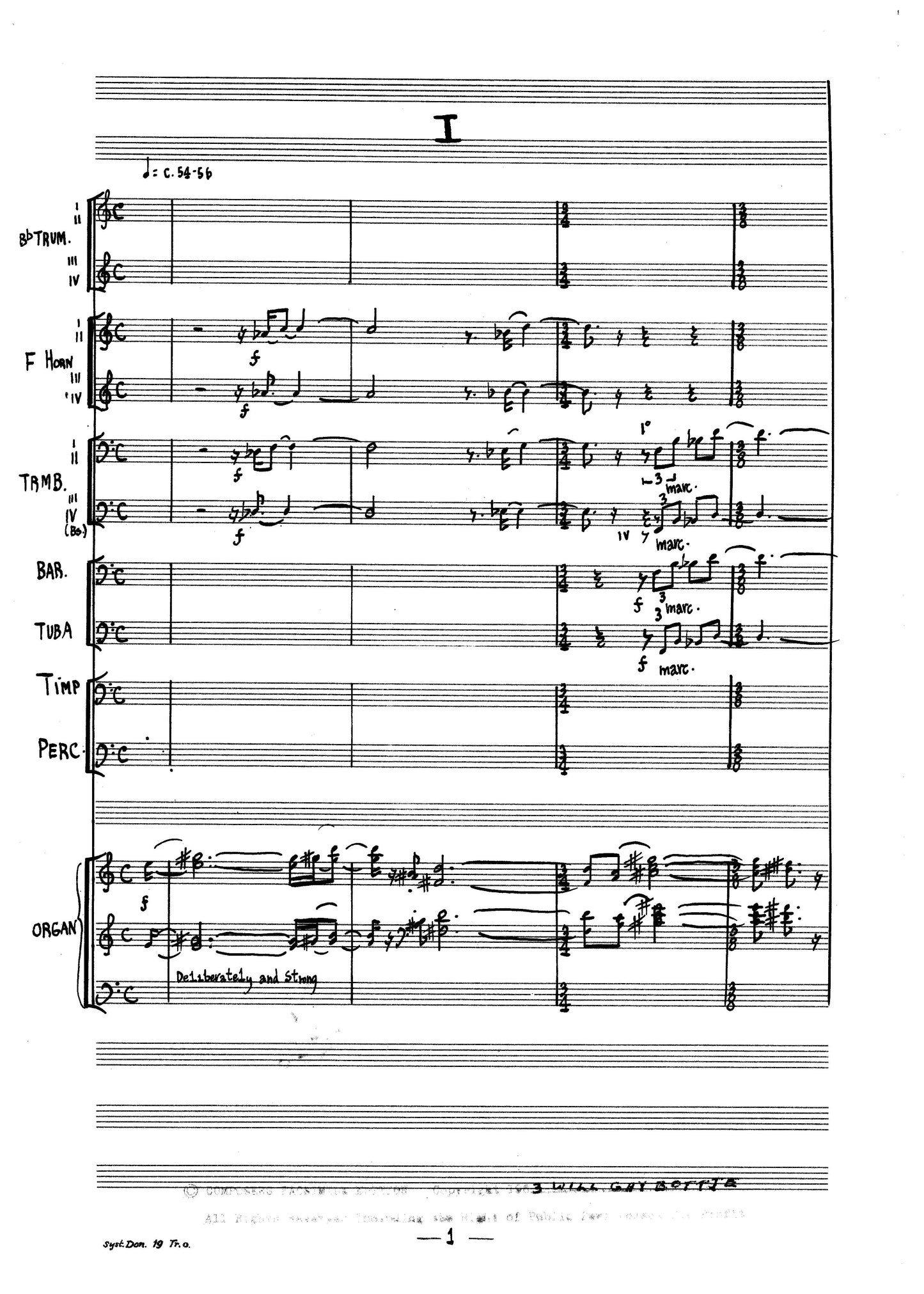 Symphony No. 6 for Organ, Brass and Percussion