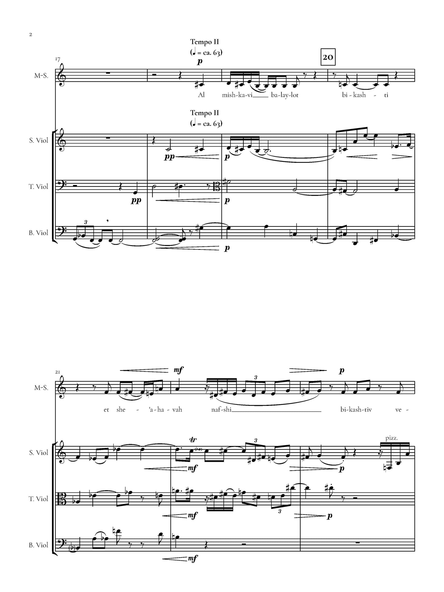 Motet (For Mezzo-Soprano And Consort Of Viols)