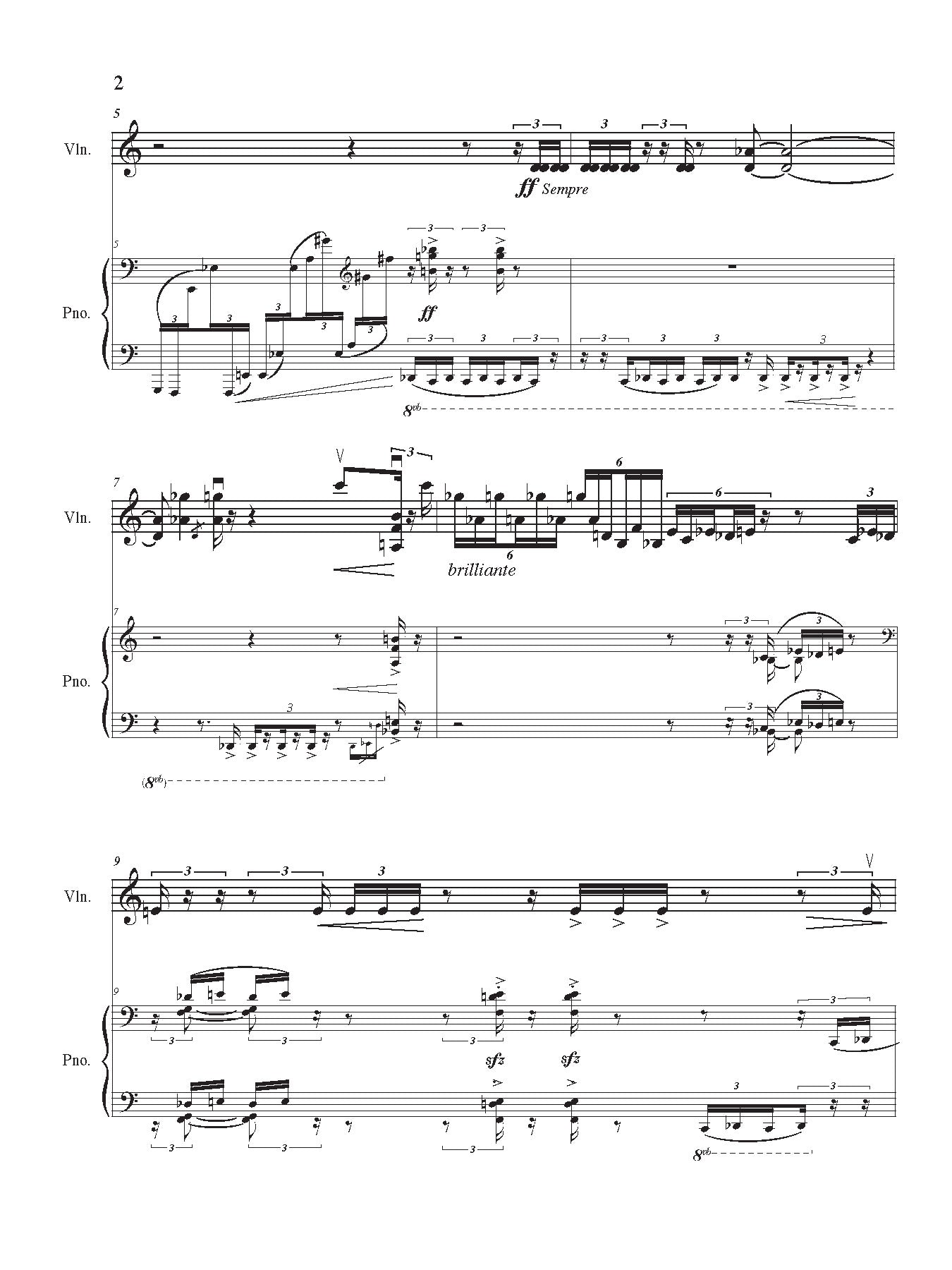 Sonata No. 2 For Violin And Piano