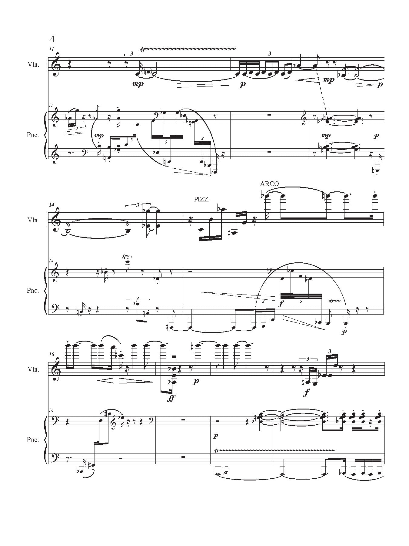 Sonata No. 2 For Violin And Piano