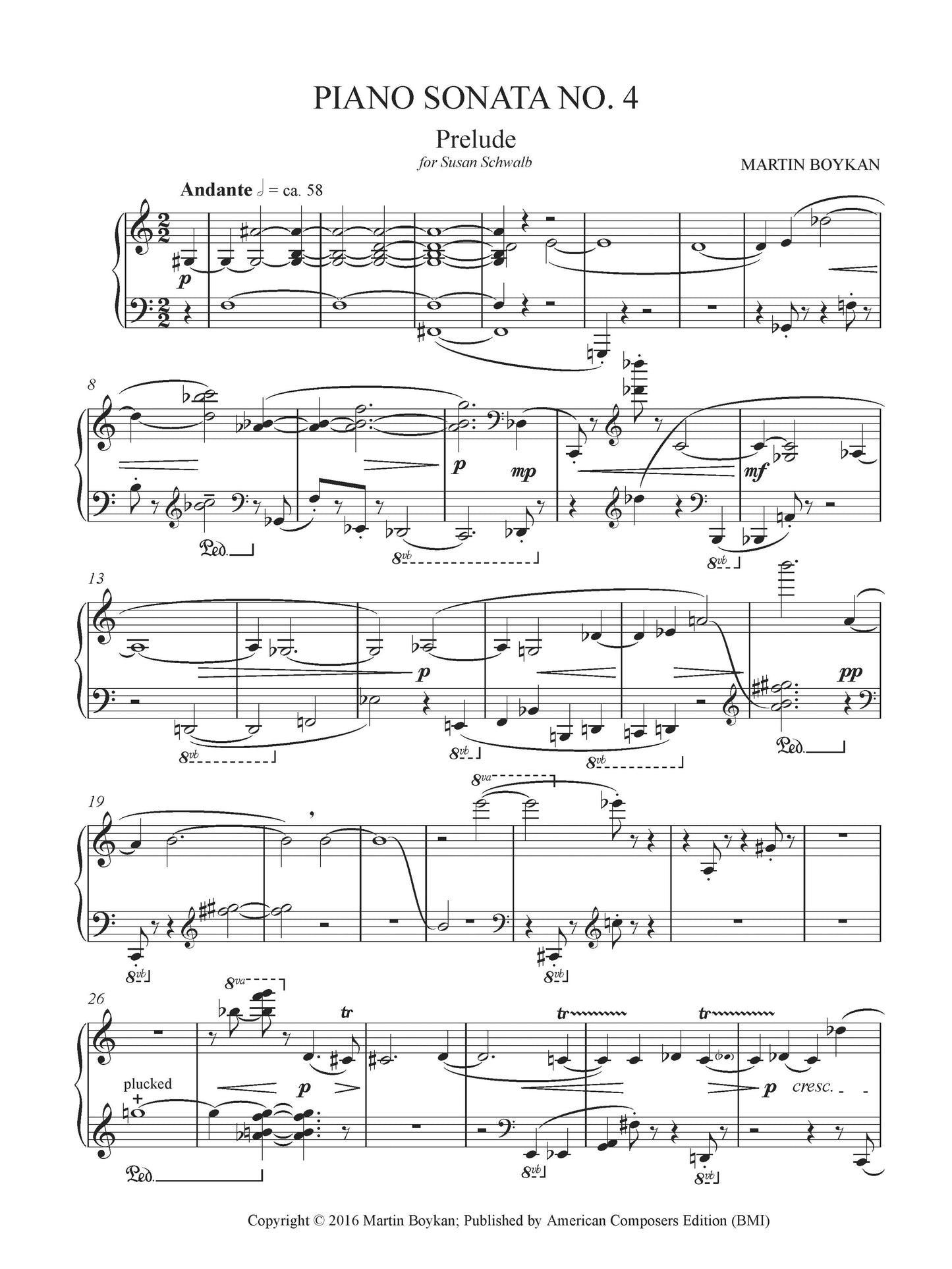 Piano Sonata No. 4