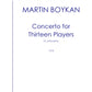 Concerto for Thirteen Players